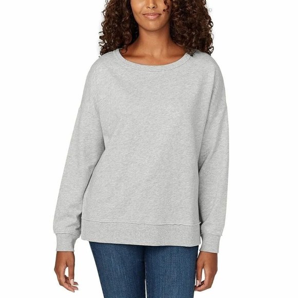 - NWT Women's Crewneck Pullover Buffalo Gray - Picture 1 of 4